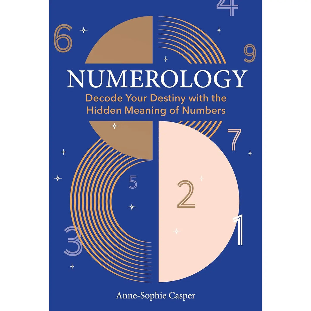 blue book cover with gold and peach tones and numbers