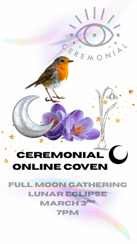 March Full Moon Lunar Eclipse Gathering * March 3rd at 7pm