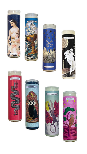 Altar Candles by Snakes for Hair