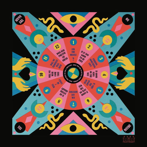 hands of fate multicolor bandana board game
