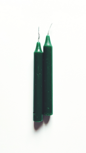 Green Ritual Chime Candle
