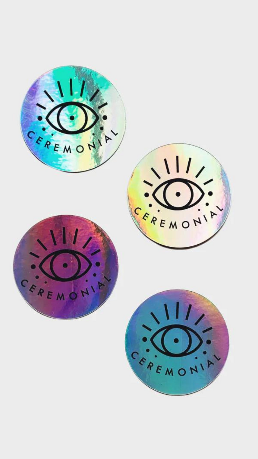 Ceremonial Holographic Sticker