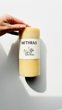 Mithras Large Rustic Beeswax Pillar 6"