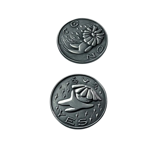 coins indicating yes or no 