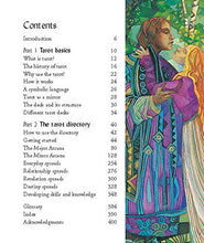 table of contents showing a picture of two lovers in an embrace 