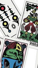 Autonomic Tarot Cards laid out