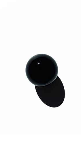 Black Glass Gazing Ball