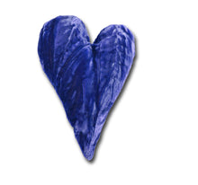 Blue velvet heart filled with lavender