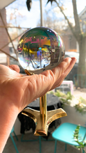 Brass Claw Sphere Stand 4"