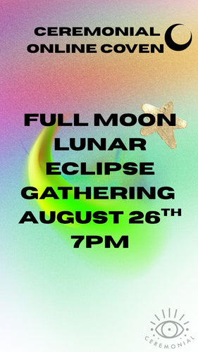 full moon lunar eclipse prism rainbow star gathering 