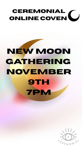 gold crescent moon and rainbows for the new moon in scorpio