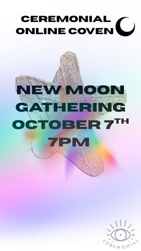 new moon libra gathering rainbow prism star 