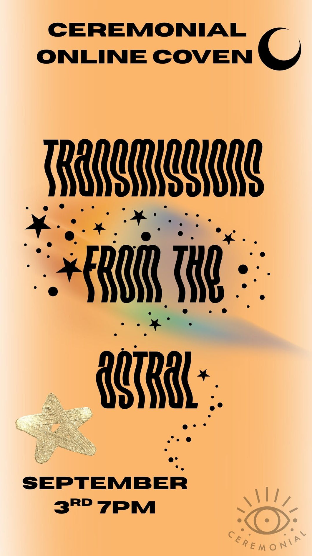Transmissions from the Astral with Leslie * September 3rd 7pm