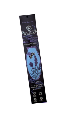 Herbal Renewal Incense, Lavendar, Rosemary by Sea Witch Botanicals