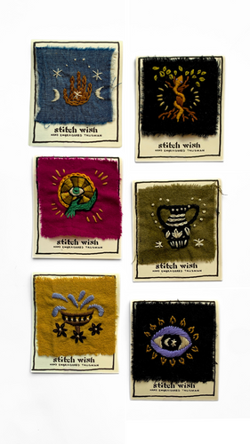 Hand Embroidered Talisman Patches