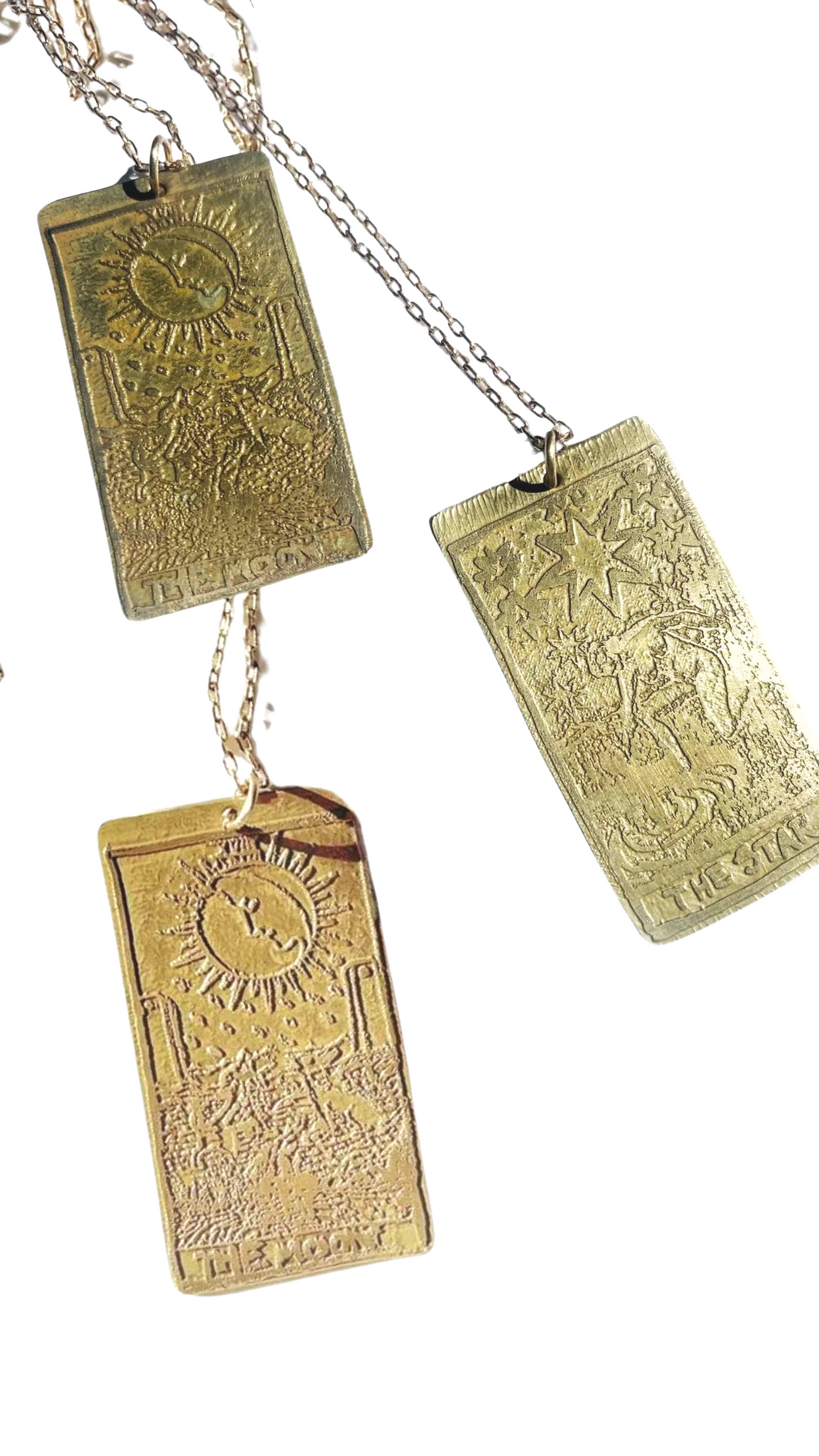 Major Arcana Etched Tarot Necklace by Storm & Stress