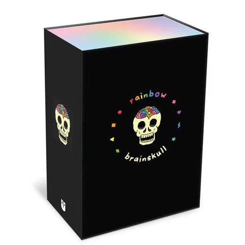 oracle deck with a rainbow skull