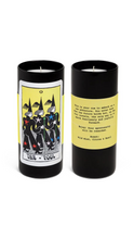 Tarot Candle - the Fool, Magician, Hermit, Lovers and High Priestess